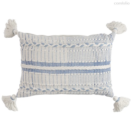 Подушка декоративная с вышивкой и кисточками из коллекции Ethnic , 35х60 см - Tkano