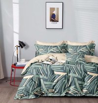 Комплект постельного белья CA-7-711 Дуэт Сатин печатный с наволочками 70х70х2шт.+ 50х70х2шт. - АльВиТек