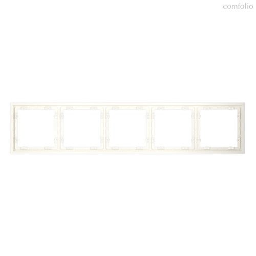 Рамка пластиковая VOLTUM S70 на 5 пост, хлопок - Voltum
