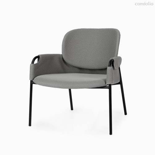 Кресло Claudio Lounge, цвет серый/черный - Cosmo