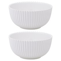 Набор из двух салатников белого цвета из коллекции Edge, 650 мл - Tkano