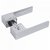 Ручка Tupai Big Line 4084 5 REP-96 (с блокировкой) правая хром матовый R WC (полотно 54-61 мм) - Tupai
