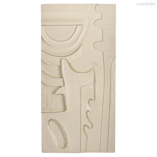 Панно декоративное Наскальные рисунки (C), цвет Молочный - Covali
