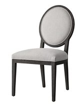 Чёрный стул из дуба Эври, цвет черный - Louvre Home