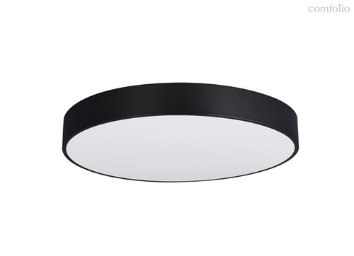 Plato Светодиодный светильник, потолочный. АС220-240В 94, 2W, 3000K, 7323 LM, 120° черный порошковый, D800мм, H100 мм. Источник питания в комплекте - Donolux