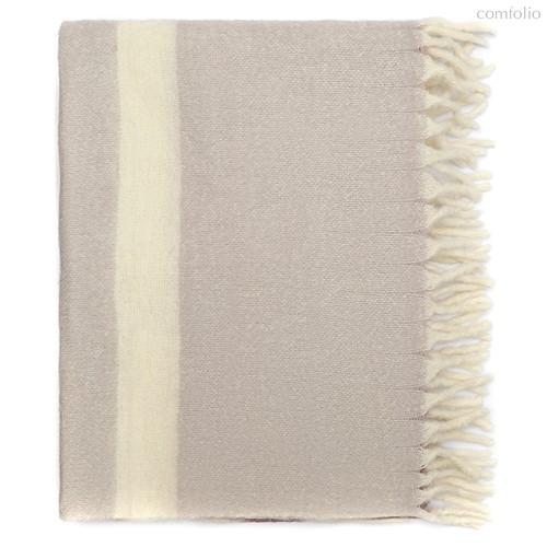 Плед мохеровый Over Horizon цвета марсала из коллекции Trendy Ruffles, 130х180 см - Tkano