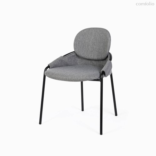 Обеденный стул Claudio, цвет серый/черный - Cosmo