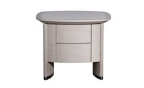 Тумбочка с 2 ящиками столешница отделка ПУ 62x48x52см - Garda Decor
