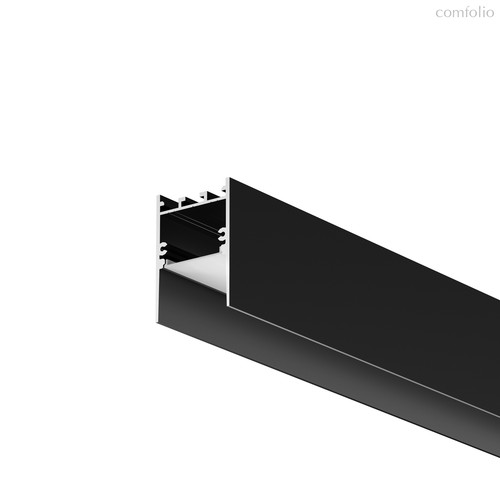 Алюминиевый профиль накладной-подвесной 35x51 (Черный, 2 м), ALM-3551-B-2M 633011 - Maytoni