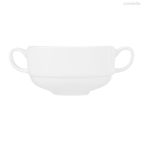 Бульонница Decor de table Плиссе 250 мл, фарфор костяной - Decor De Table