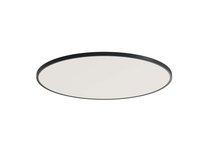 LED Disco светильник накладной, 24Вт, D300хH25мм, 2100Лм, 3000К, IP20, Ra80, черный RAL9005, блок питания в комплекте - Donolux