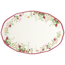Блюдо овальное Jardin Des Fraises, 36х25 см - Easy life