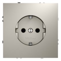 Розетка встраиваемая VOLTUM S70 с заземлением 16А, (кашемир) - Voltum