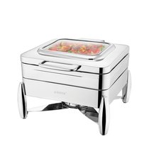 Мармит 5,5 л 2/3x65 с откидной крышкой и окном нерж. - SUNNEX