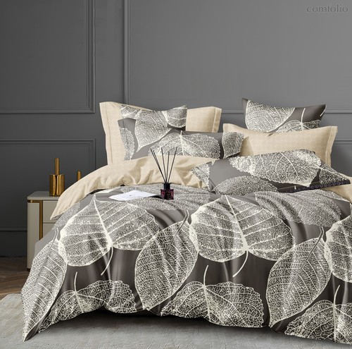 Комплект постельного белья CA-7-715 Дуэт Сатин печатный с наволочками 70х70х2шт.+ 50х70х2шт. - АльВиТек