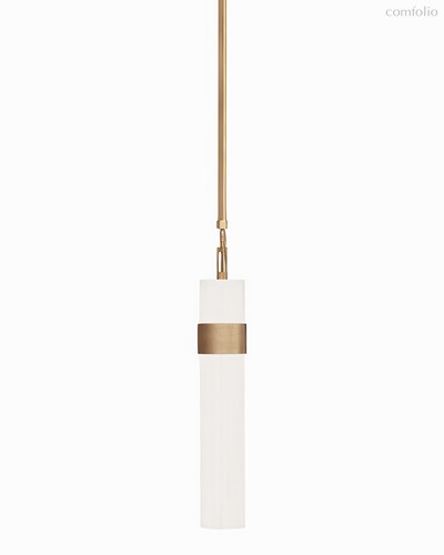 Светильник Готье с белым плафоном, цвет золотой - Louvre Home