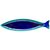 Блюдо рыба Dori blue DO217-BLU (ERA431-01818Q) - Costa Nova
