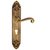 Дверная ручка Venezia Carnevale CYL на планке PL90 матовая бронза - Venezia Collezione
