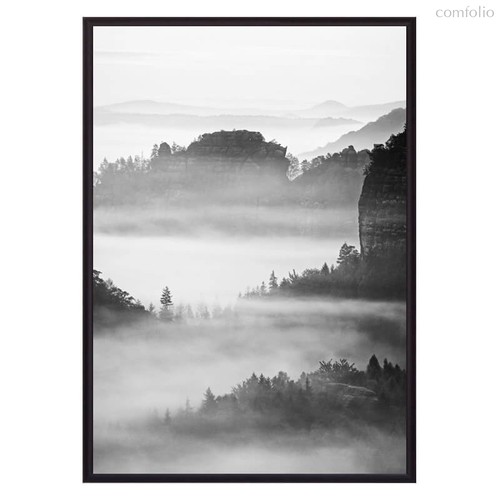 Горы в тумане, 40x60 см - Dom Korleone