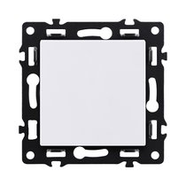 Выключатель кнопочный 1-клавишный 10А/250В, белый Kollinger Asthetik AS-006WH - Kollinger