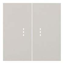 Клавиши двухклавишного выключателя с подсветкой 35612 LN, лен - Rikett