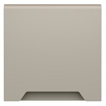 Накладка для розетки с заземлением, защитными шторками и крышкой, S70 кашемир - Voltum