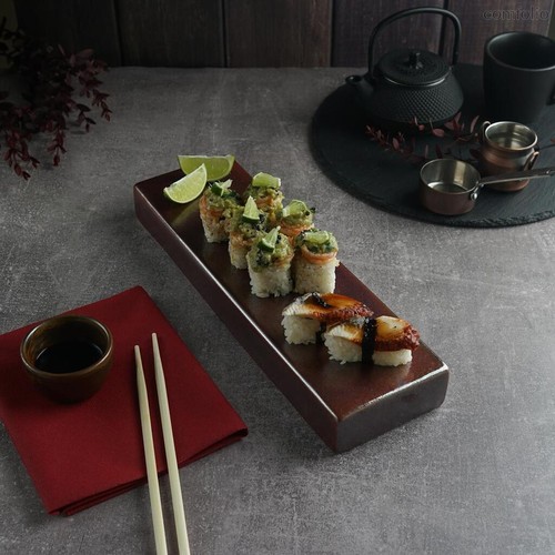 Блюдо прямоугольное 33*10 см h4 см Antic Copper Panasia P.L. - P.L. Proff Cuisine