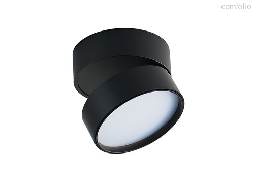 Donolux LED Bloom св-к накладной поворотный, 12Вт, D120хH82мм, 1051Лм, 120°, 3000К, IP20, Ra >90 чер - Donolux