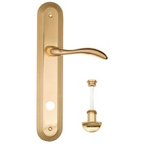 Дверная ручка на планке Fratelli Cattini LUCCIA WC-2 PL288-OLV полированная латунь - Fratelli Cattini