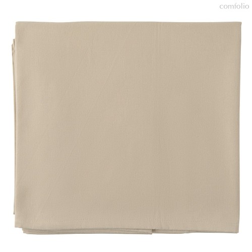 Скатерть из хлопка бежевого цвета из коллекции Essential, 170х170 см - Tkano