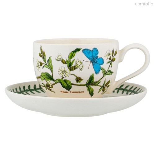 Чашка чайная с блюдцем Portmeirion "Ботанический сад.Смолевка" 280мл - Portmeirion