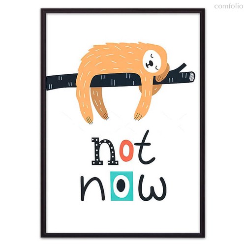 Ленивец "Not now", 21x30 см - Dom Korleone