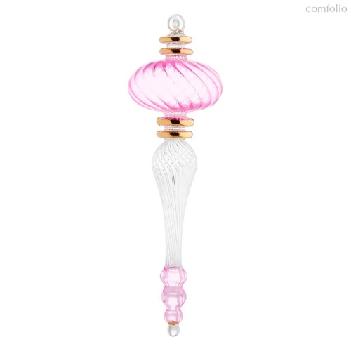 Игрушка елочная Décor de Table Манифико, розовый, п/к - Decor De Table