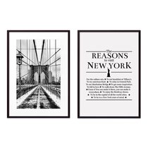 Коллаж Нью-Йорк №8, 50x70 см - Dom Korleone