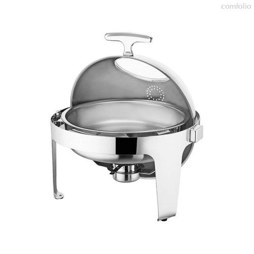 Мармит 6,8 л круглый с откидной Roll-top крышкой и окном d 36 см нерж. - SUNNEX