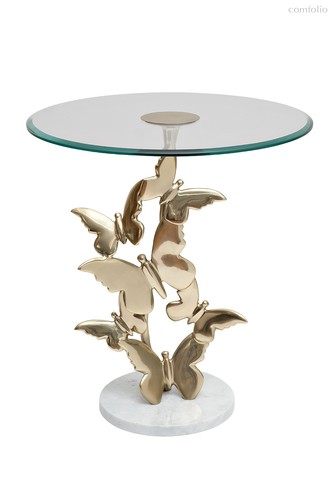 Стол журнальный "Бабочки (Butterflies)" d55xh62,5см - Garda Decor