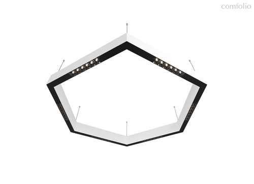 Donolux LED Eye-hex св-к подвесной, 36W, 900х780мм, H71,5мм, 2090Lm, 48°, 3000К, IP20, корпус белый,, цвет белый - Donolux
