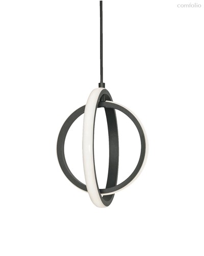 Чёрный светодиодный подвес Глоу, цвет черный - Louvre Home