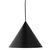 Лампа подвесная Benjamin XL, черная матовая, черный шнур - Frandsen