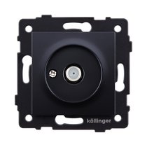 Розетка спутниковая SAT, черный Kollinger REA-020BK для Aspekt, Eleganz, Reflex - Kollinger