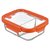 Контейнер для запекания и хранения прямоугольный с разделителями, 1 л, красный - Smart Solutions