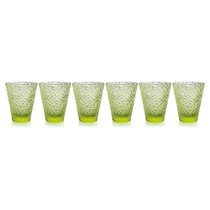 Набор стаканов для воды IVV Iroko 300мл, 6шт, стекло, зеленый - IVV