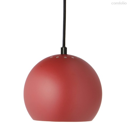 Лампа подвесная Ball, темно-красная, матовое покрытие - Frandsen