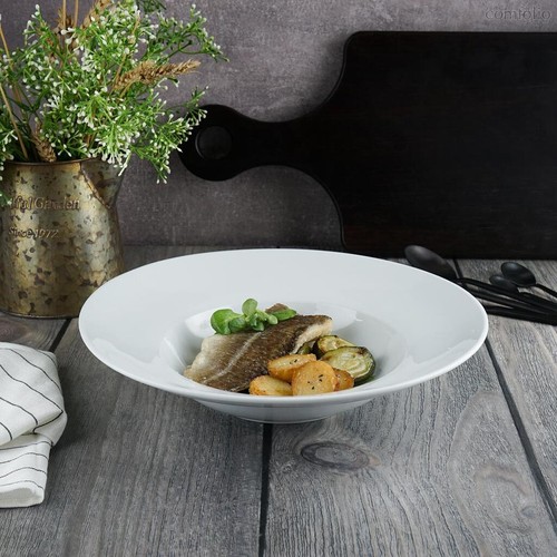 Тарелка глубокая 500 мл d 30,5 см h6,8 см белая фарфор Glory P.L. Proff Cuisine - P.L. Proff Cuisine