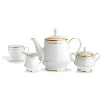 Сервиз чайный Noritake Хэмпшир, золотой кант на 4 персоны 11 предметов - Noritake
