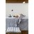 Подушка на стул из хлопка серого цвета с принтом Спелая Смородина из коллекции Scandinavian touch, 40х40 см - Tkano