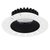 LED, CRATER cв-к встраиваемый, 10W, 923Lm, 4000K, UGR<19, D126хH40мм, IP44 60°, Ra>90, PF0, 9, черный RAL9005, источник питания в комплекте - Donolux