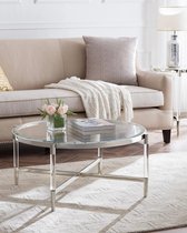 Серебряный кофейный стол Шэрон, цвет серебряный - Louvre Home