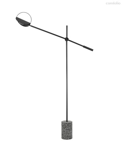 Чёрная напольная лампа Линн, цвет черный - Louvre Home