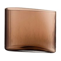 Ваза Nude Glass Туман 21 см, стекло хрустальное, карамельная - Nude Glass